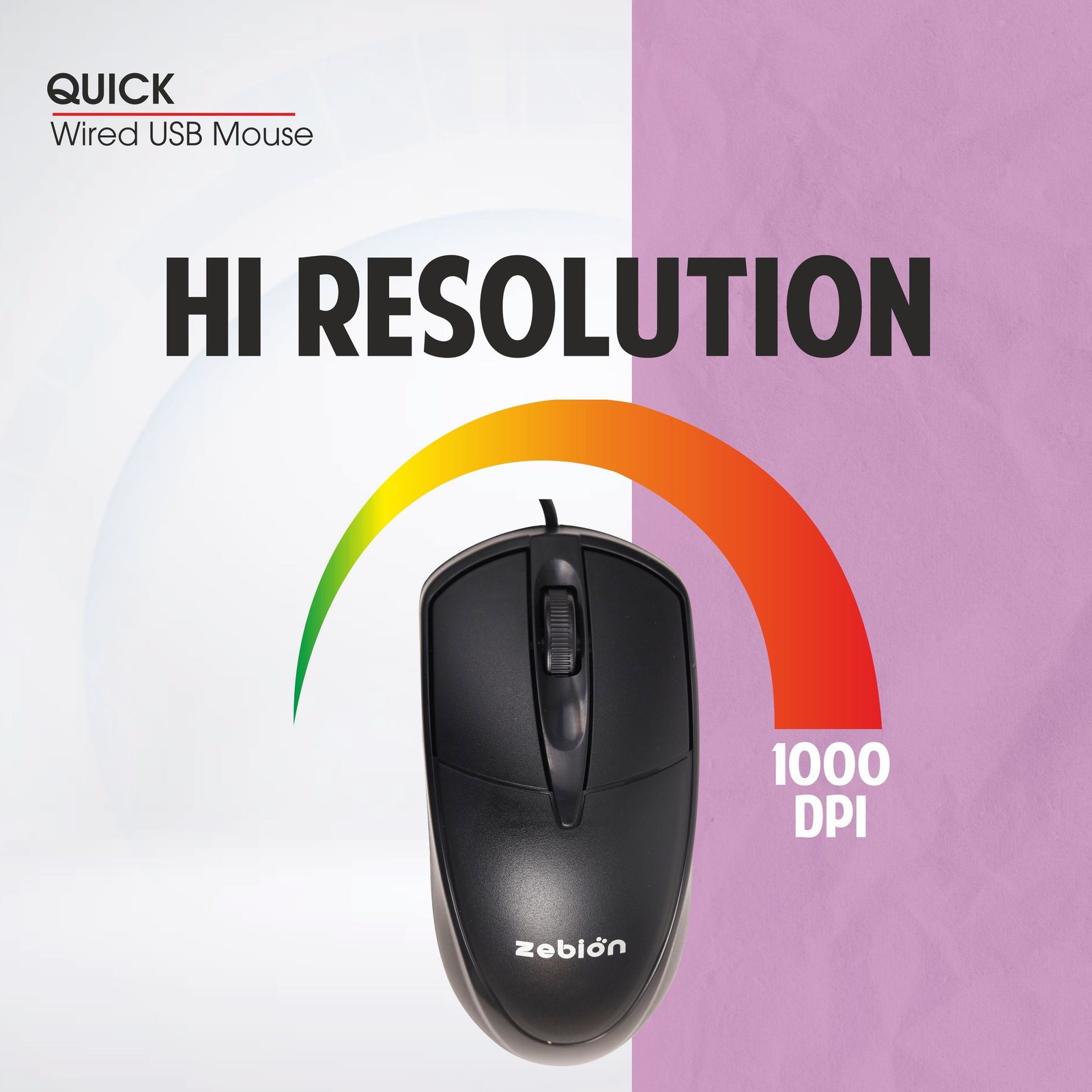 MOUSE USB ZEBION QUICK