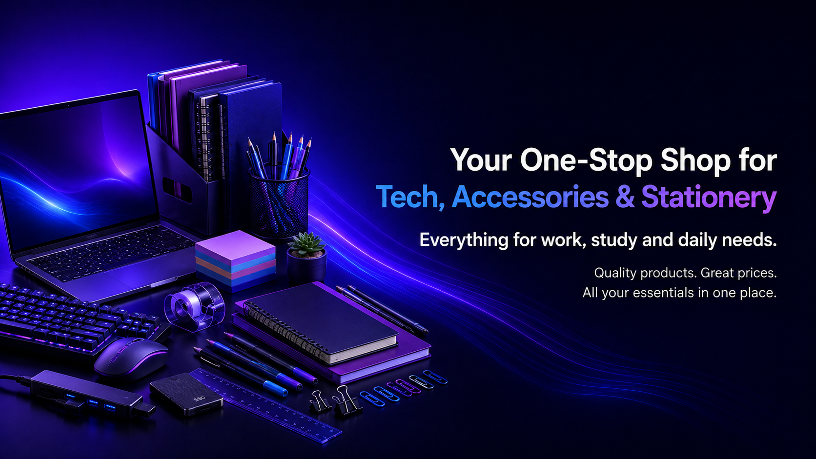 Computer parts, accessories and stationary